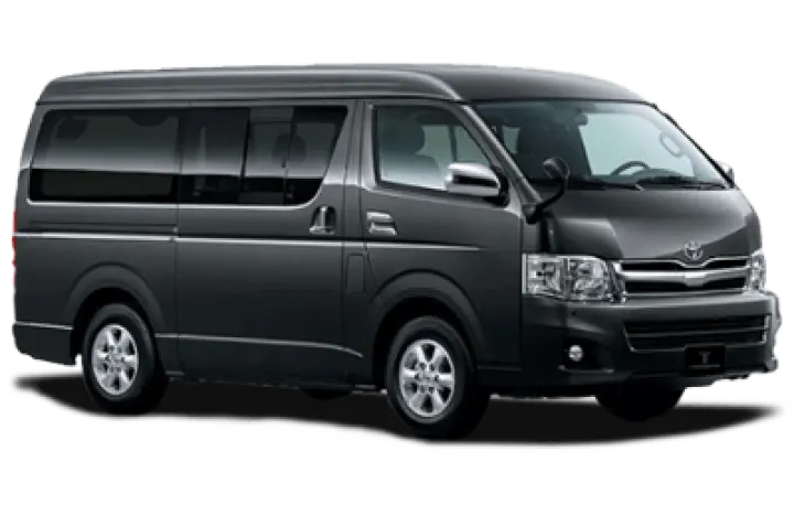 Sewa Toyota Hiace benda baru